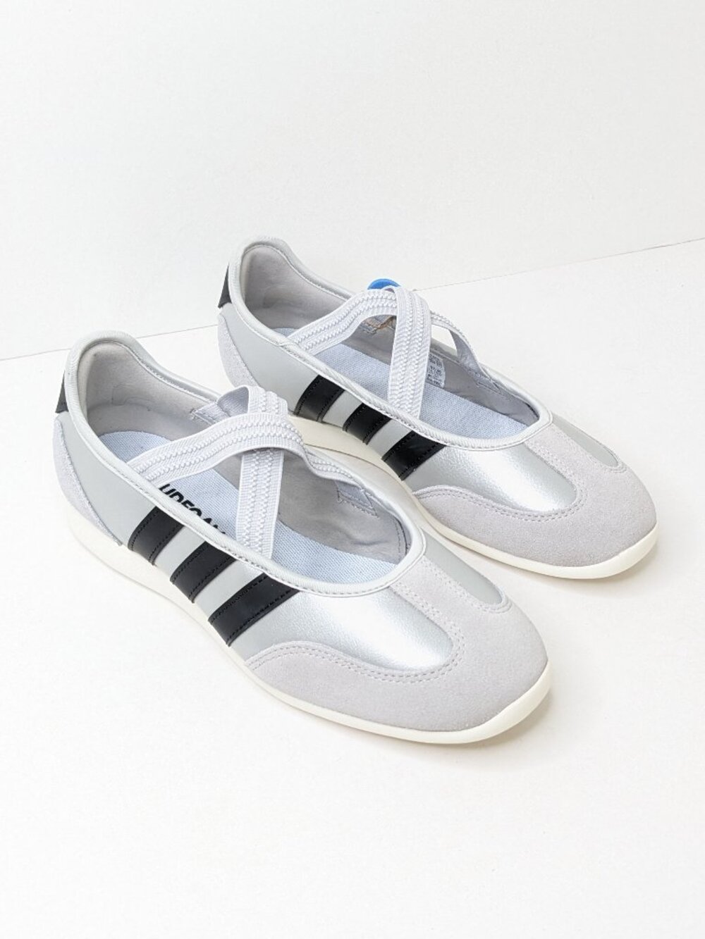 Adidas Barreda Mary Jane Shoes Silver Womens 9